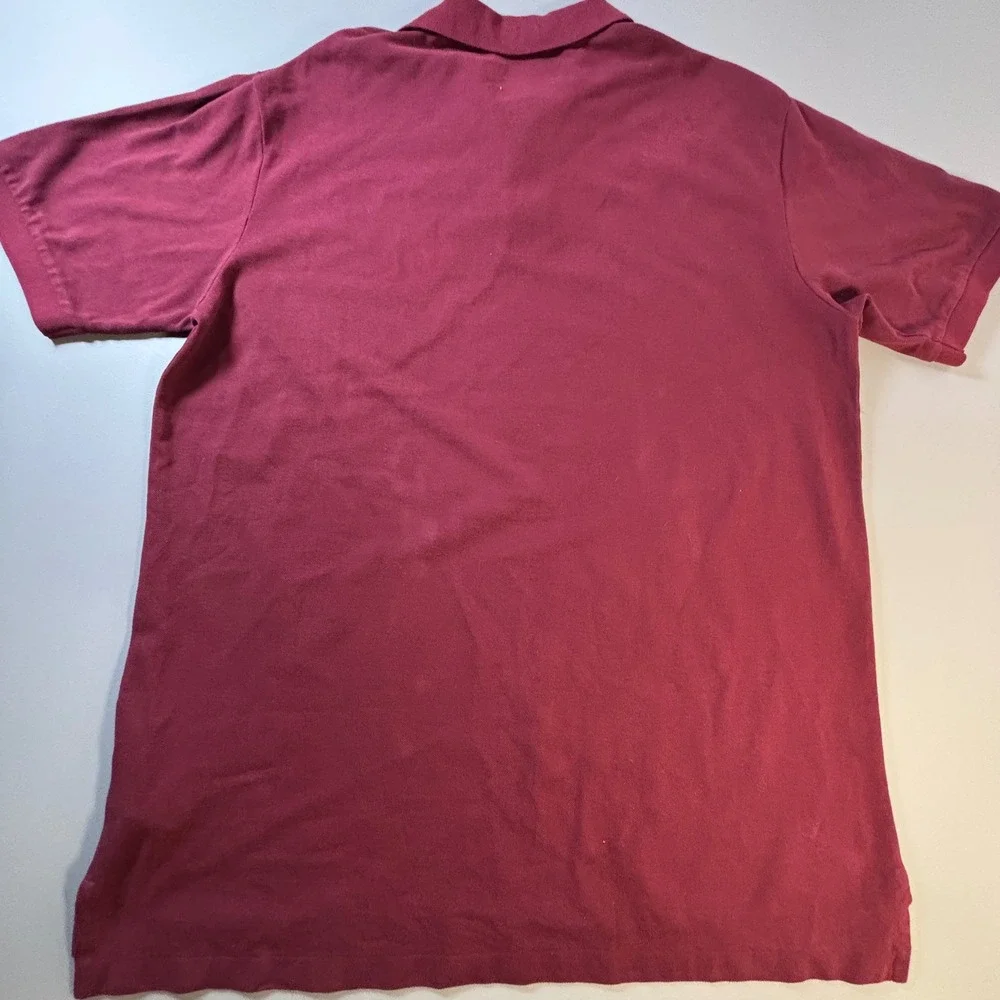 Polo Ralph Lauren Big Pony #3 Polo Shirt Mens XLT Big & Tall‎ Burgundy